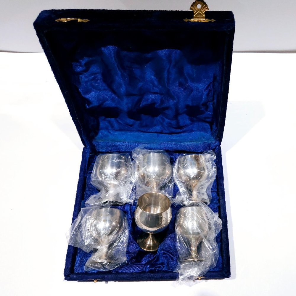Vintage silver plated Goblets